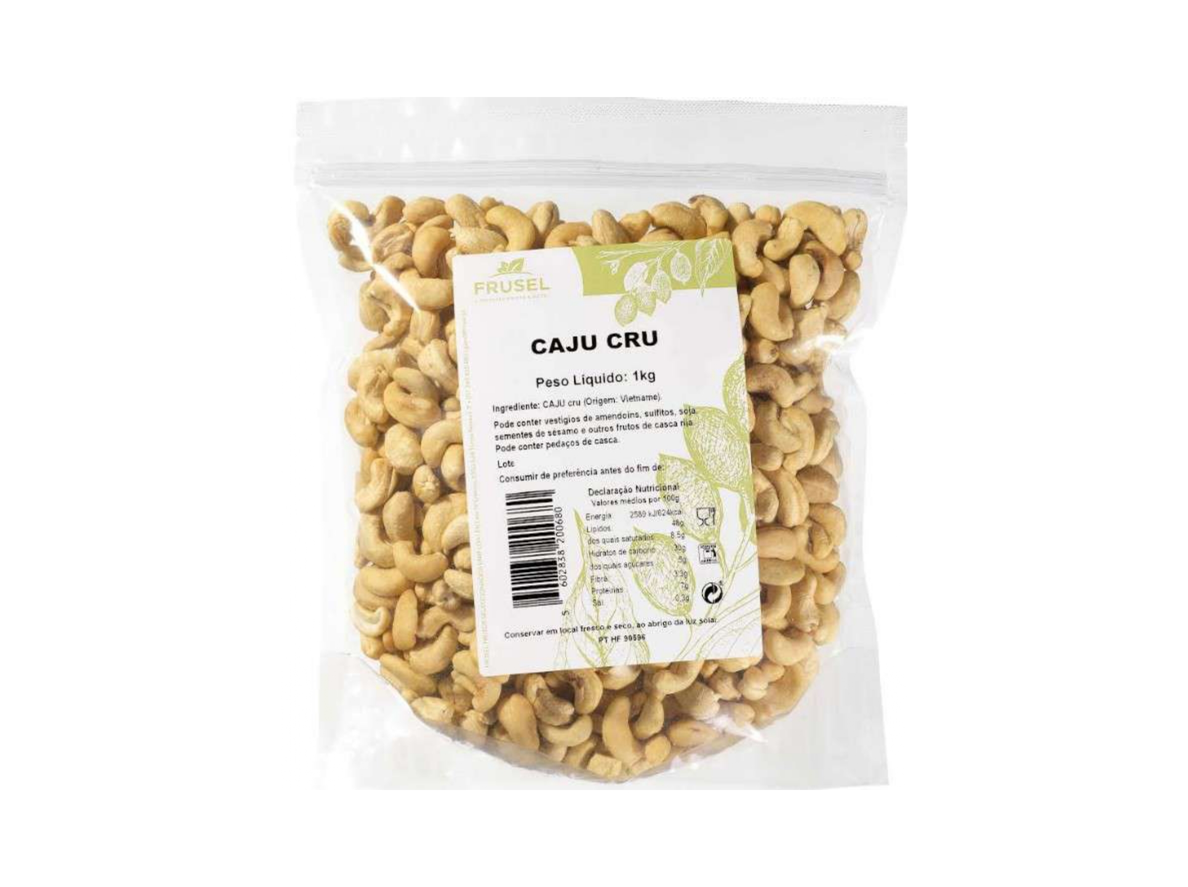 Cajã Cru Frusel 1 Kg Frusel