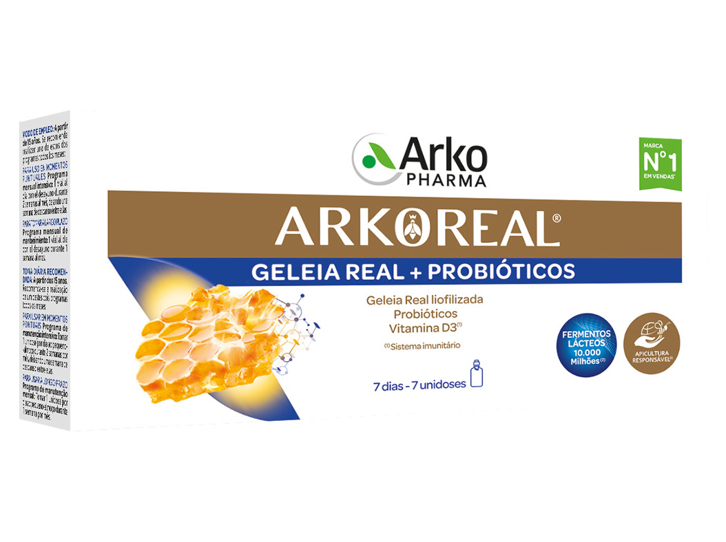 Suplemento Arkoreal Geleia Real + Probioticos 7un
