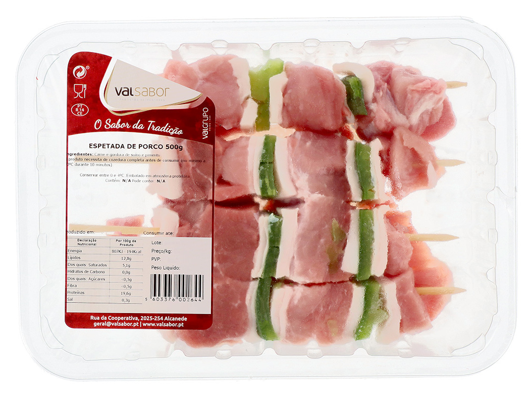 Espetada De Porco 500gr Auchan