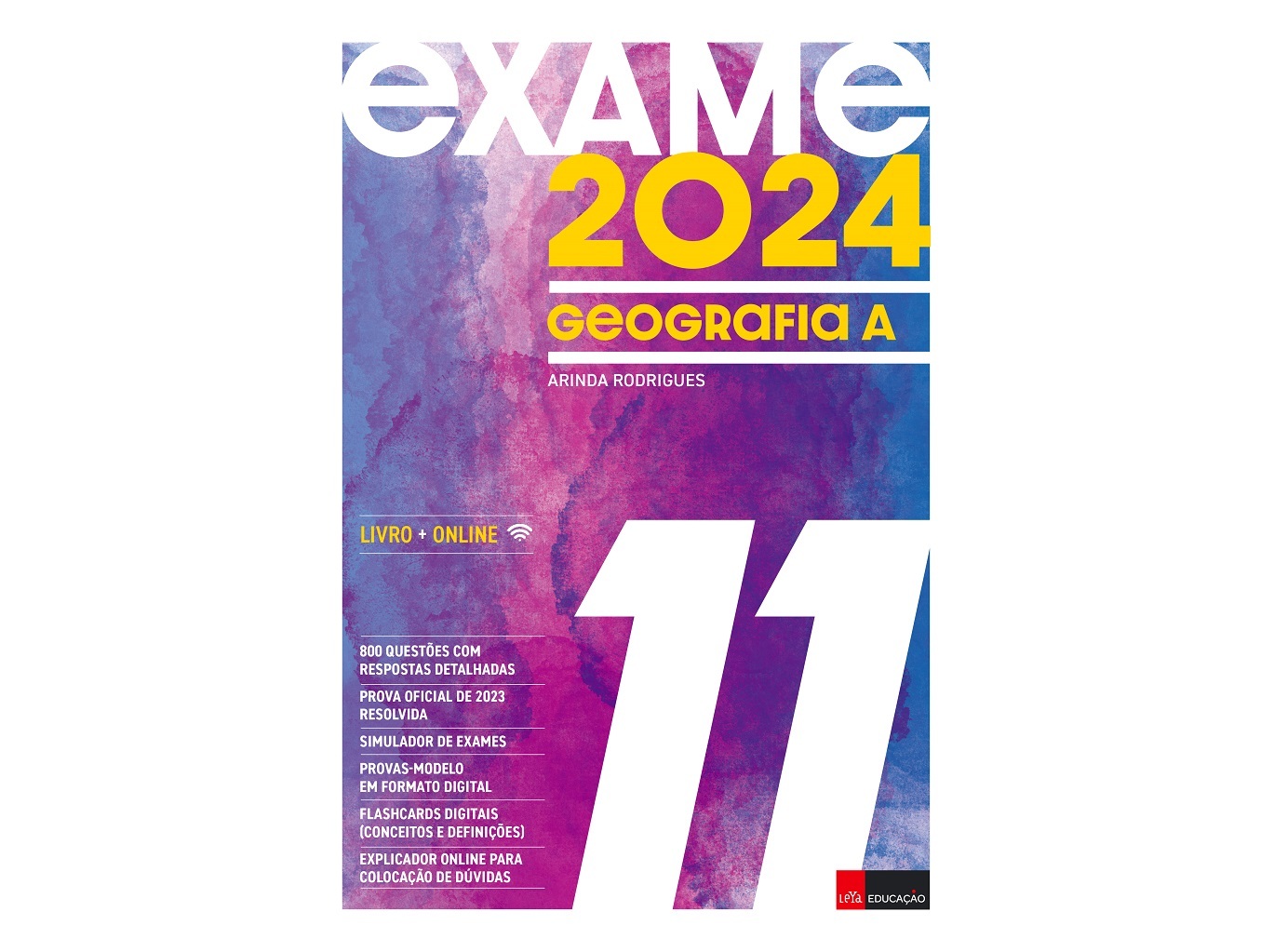 Livro Exame 2024 Geografia a 11º Ano de Arinda Rodrigues ( Português )
