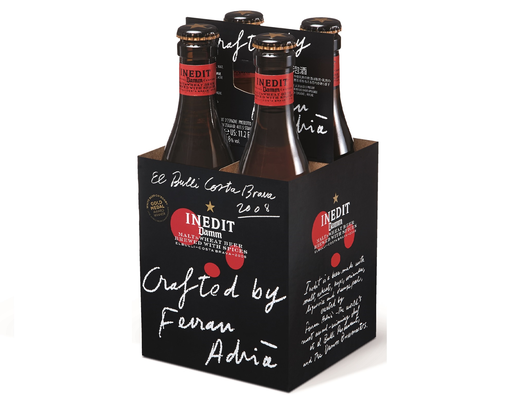 Cerveja Damm Inedit Espanha 4x0.33l Damm