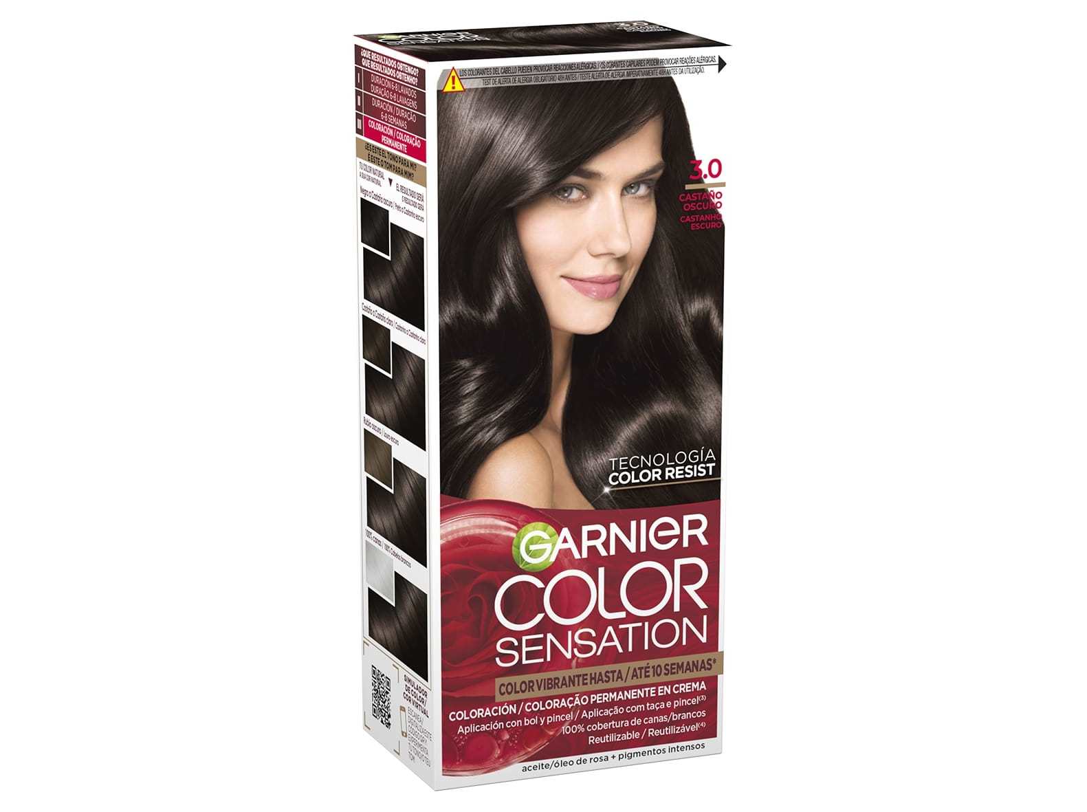 Coloração color sensation 3.0 castanho escuro un