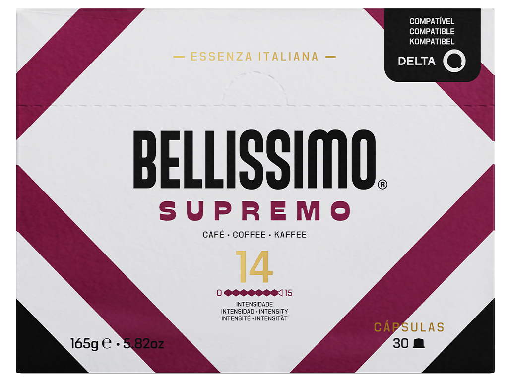 Cápsulas café bellissimo aroma supremo 30 un