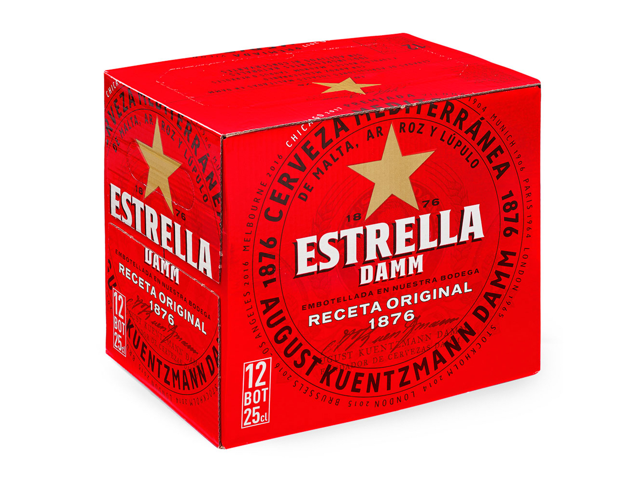 Cerveja estrella damm 12x0.25l