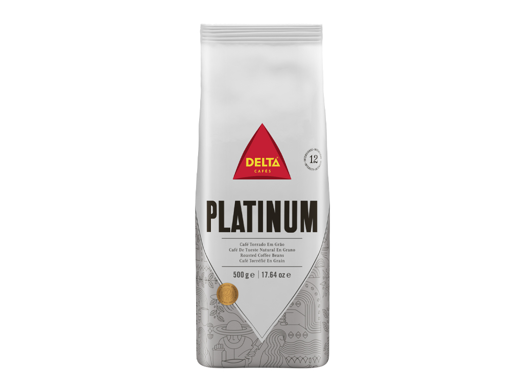 Café delta grão platinum 500g