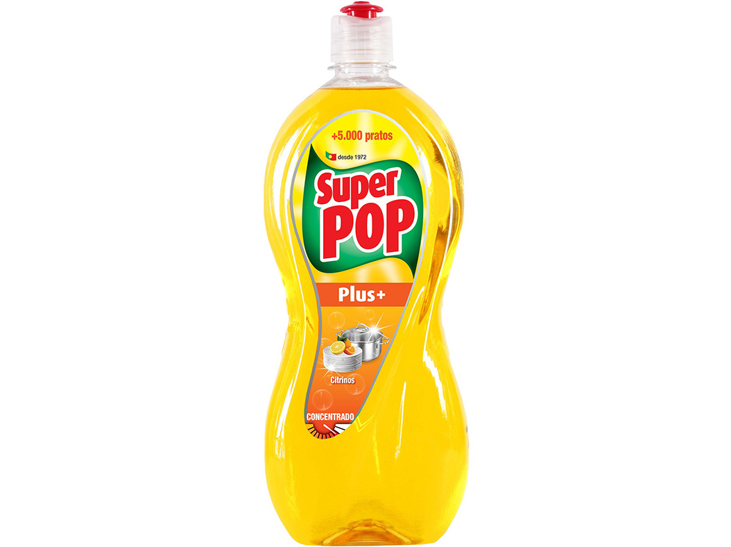Detergente de loiça super pop plus+ citrinos 1lt