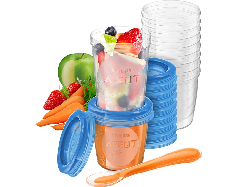 Copos avent armazenamento leite 180ml 5un