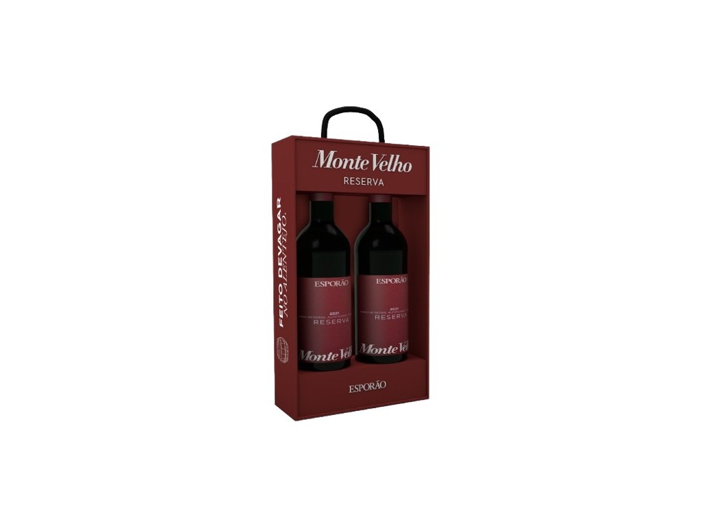 Conj. Vinho Monte Velho Reserva Alentejo 2x750ml