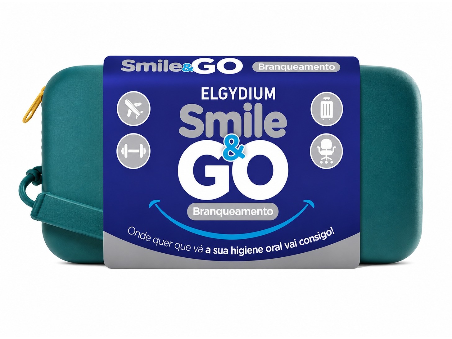 Kit viagem elgydium branqueamento 50ml+escova