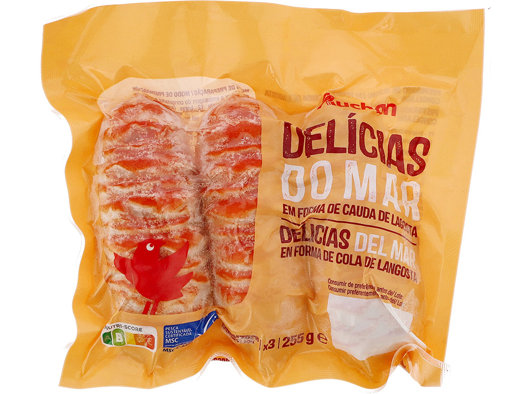Delícias Do Mar Auchan Em Forma De Lagosta Msc 3un 255g Auchan
