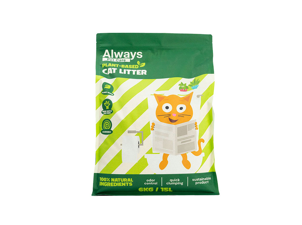 Areia Para Gato Always Plant Based 15l