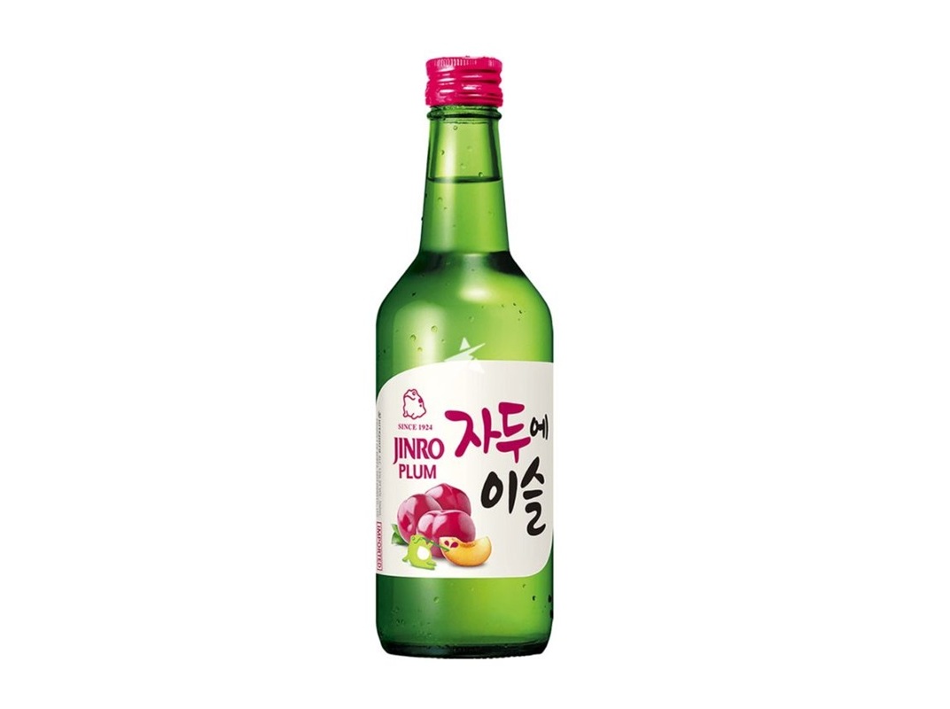 Bebida soju jinro ameixa 13% vol 350ml