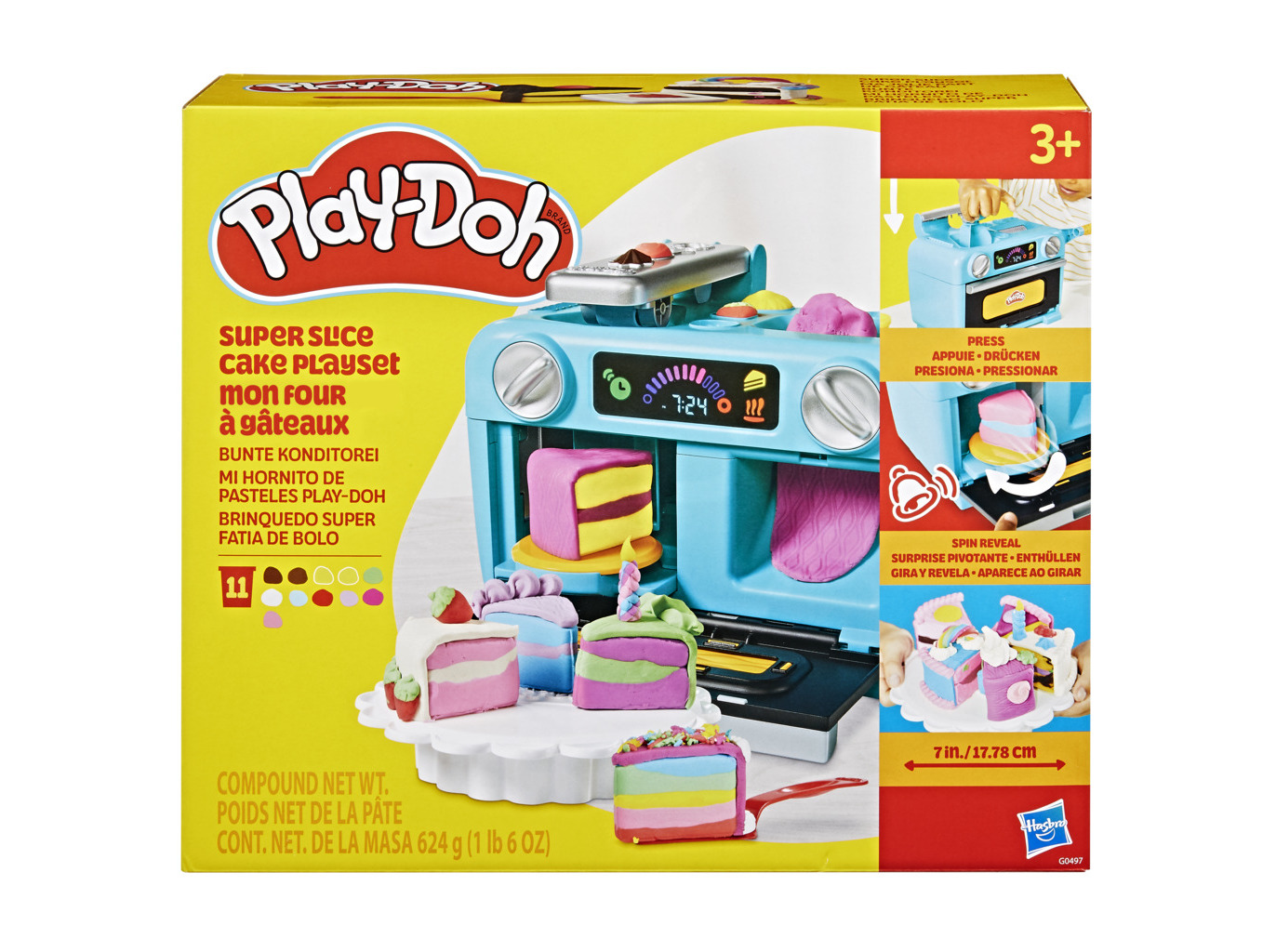 Super slice cake play-doh