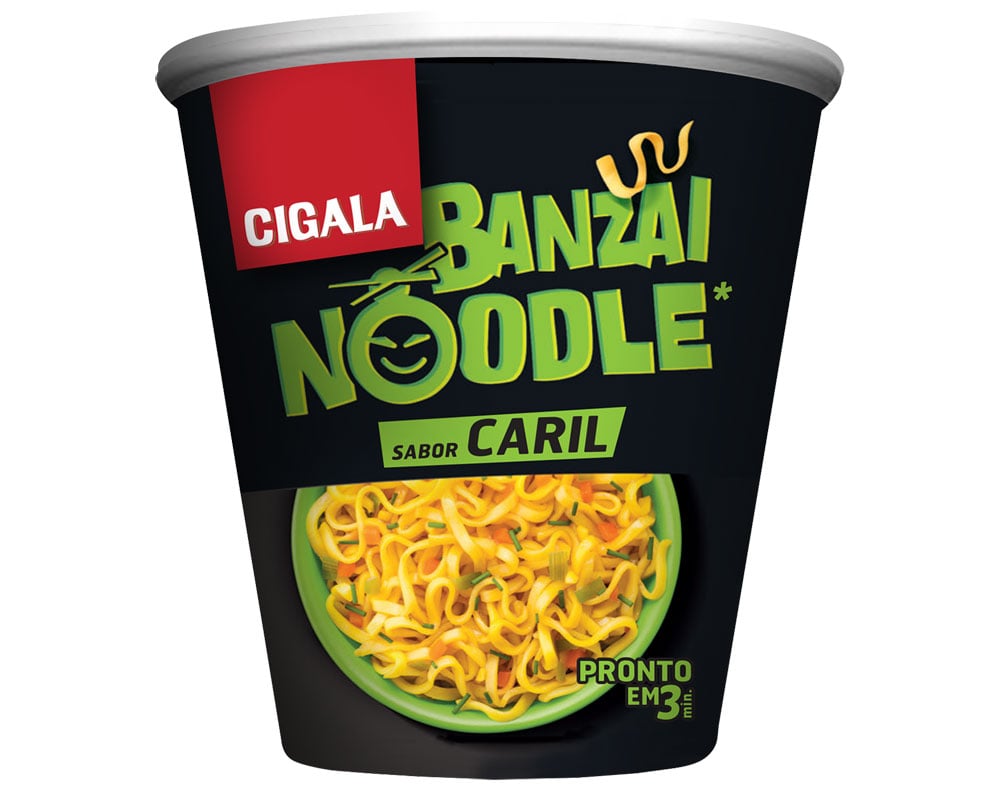 Massa cigala noodles banzai sabor a caril 67g