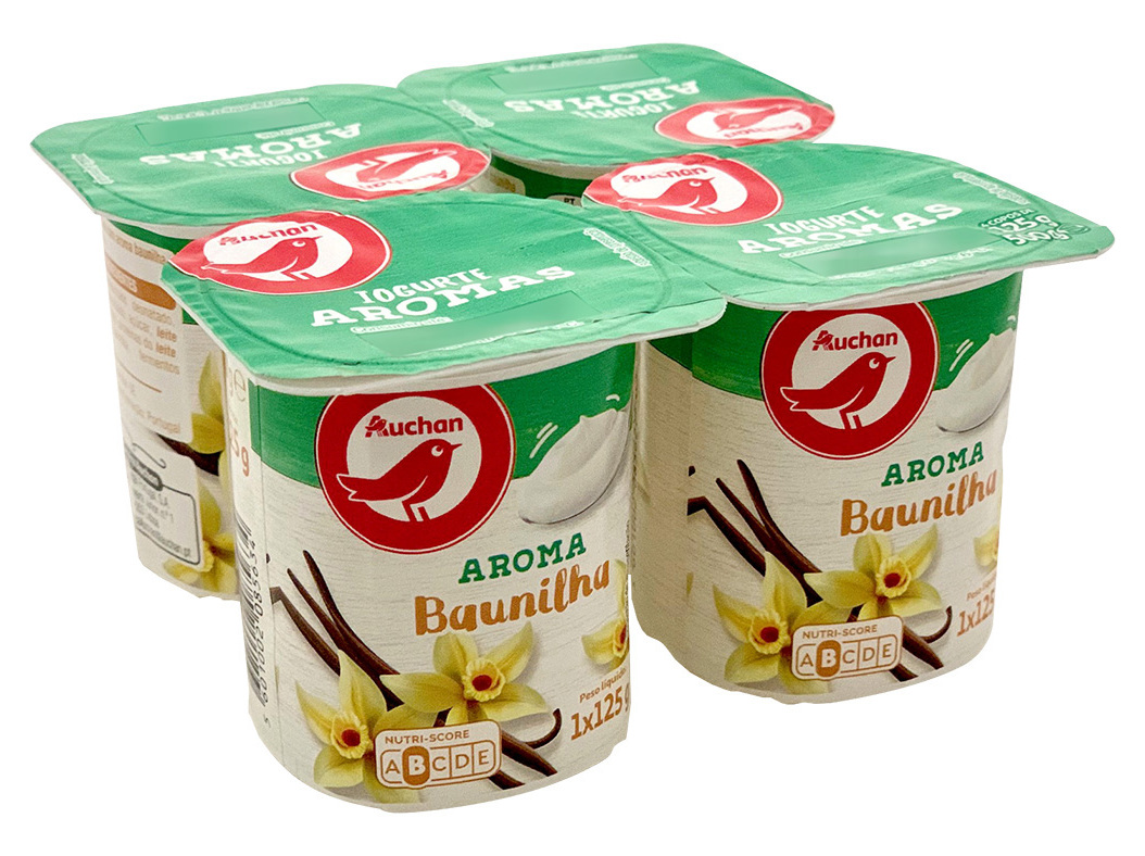 Iogurte Auchan Aroma Baunilha 4x125g Auchan
