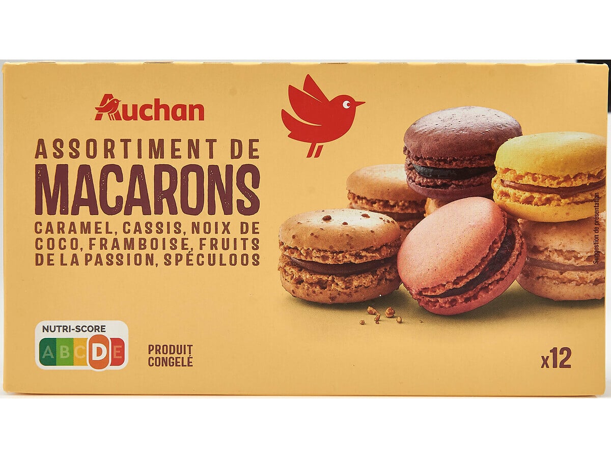 Macarons Auchan Sortidos 12un 154g Auchan