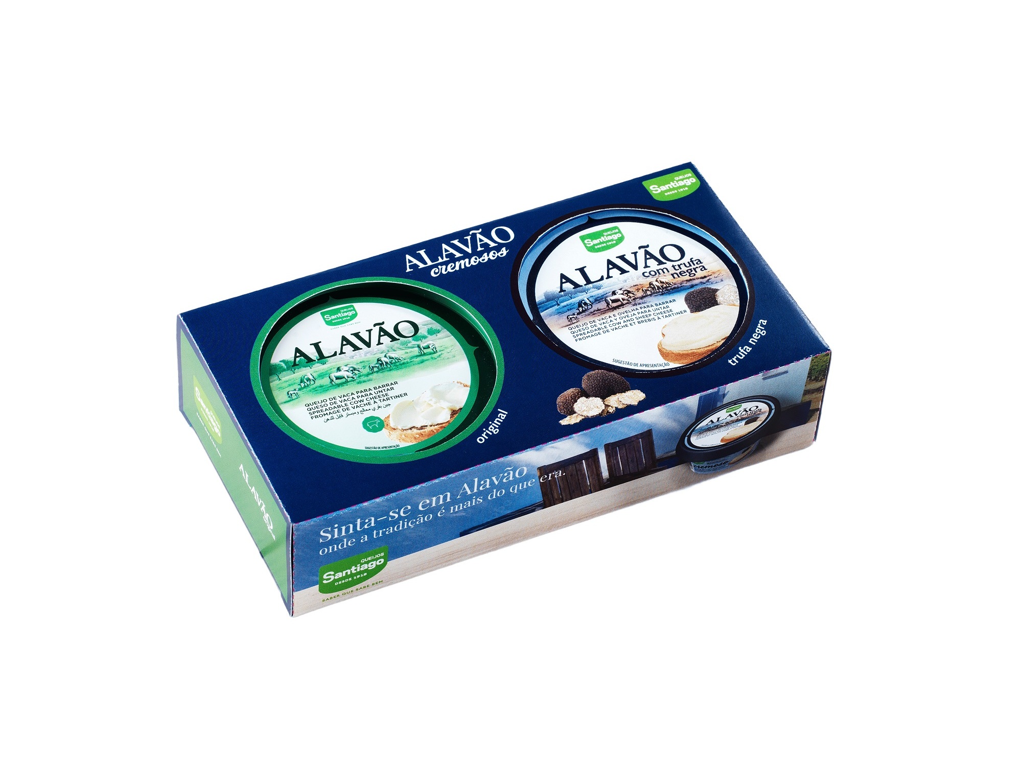 Pack Queijo Alavão Original E Trufa 2x125g