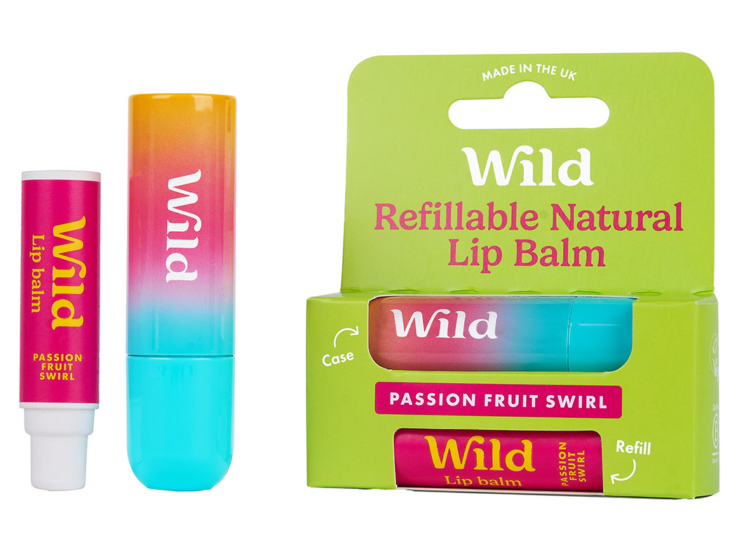 Bálsamo Labial Wild Caixa + Recarga Maracujá 45 G