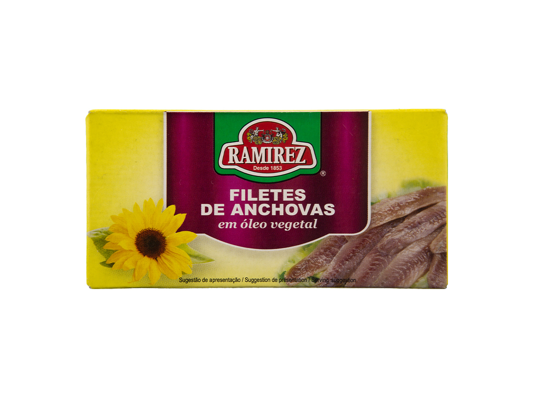 Filete anchova ramirez em óleo 40(24)g