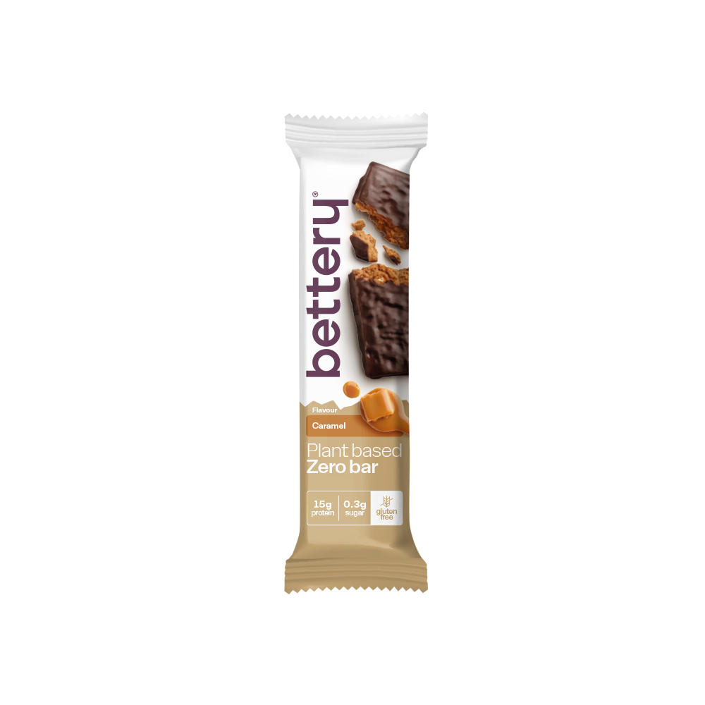 Barra zero bettery caramelo 55g