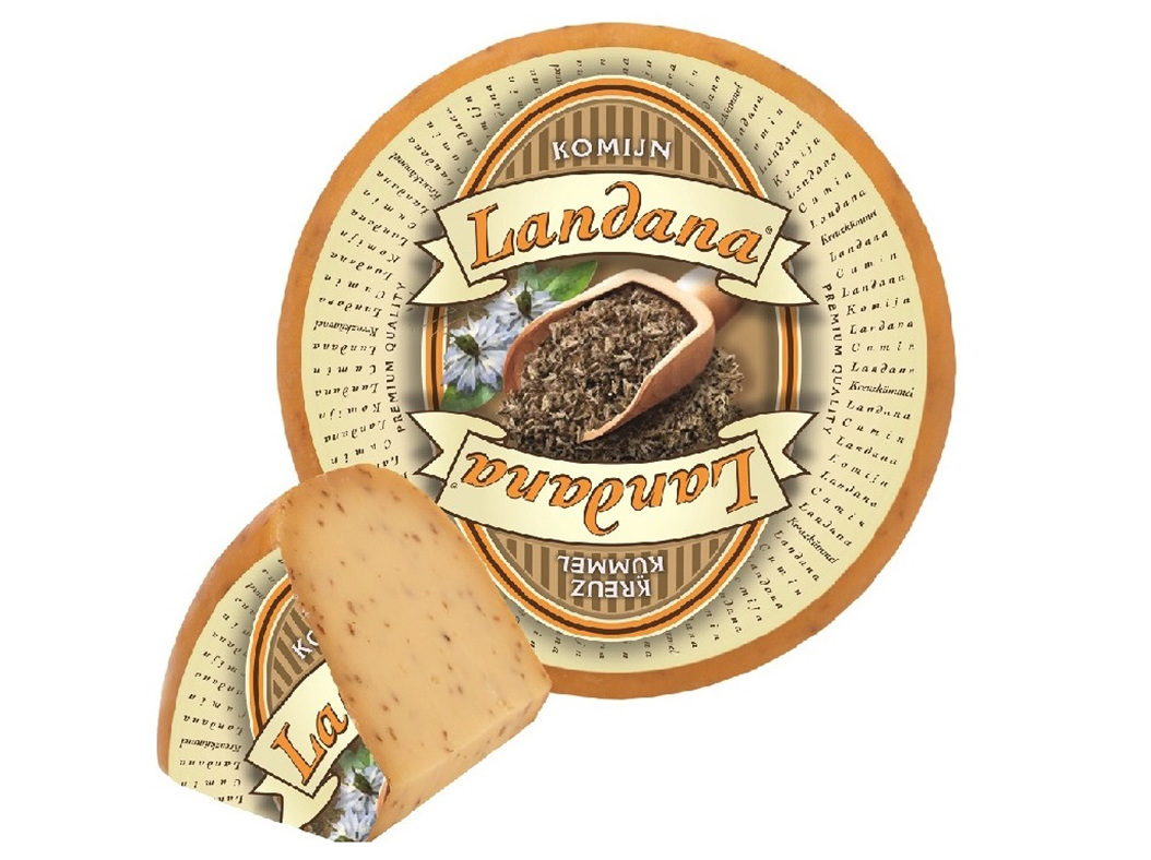 Queijo Gouda Landana Com Cominhos Kg Landana