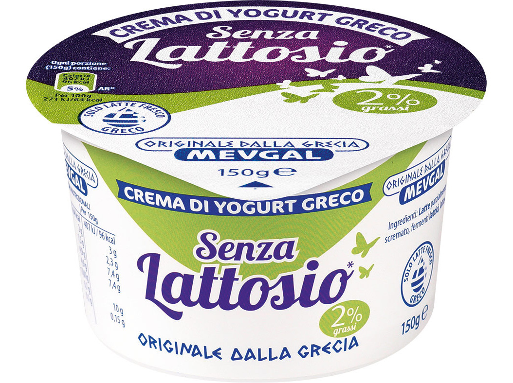 Iogurte Mevgal Sem Lactose Grego Natural 2% 150g