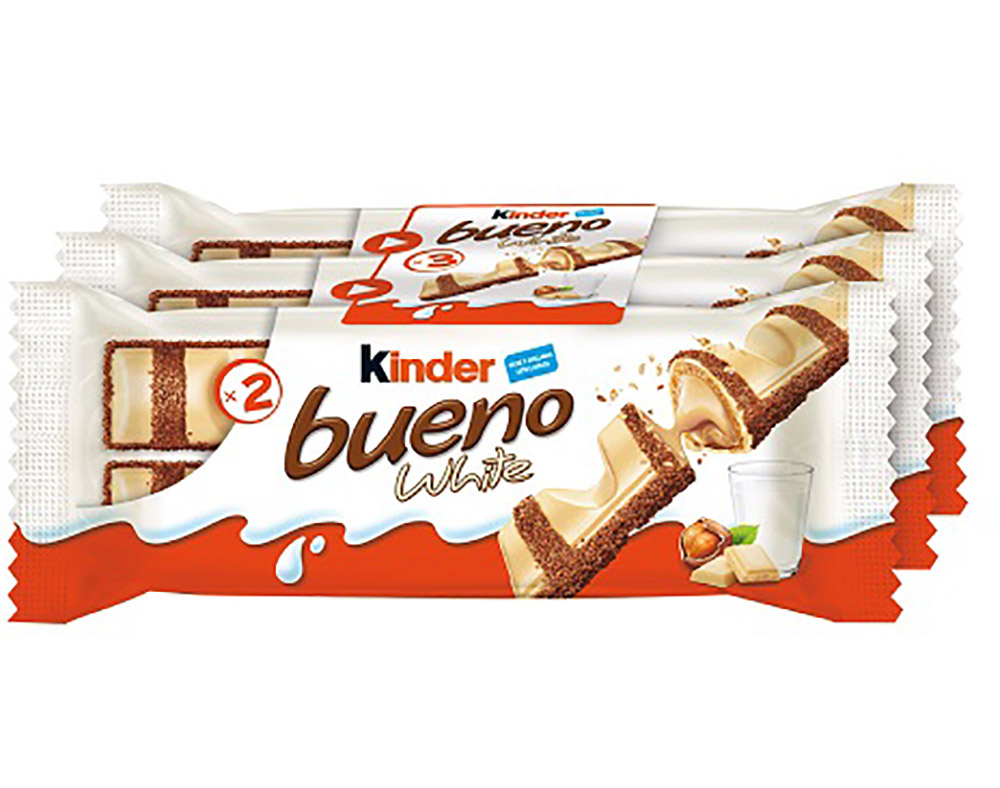 Bombons kinder bueno white 117g