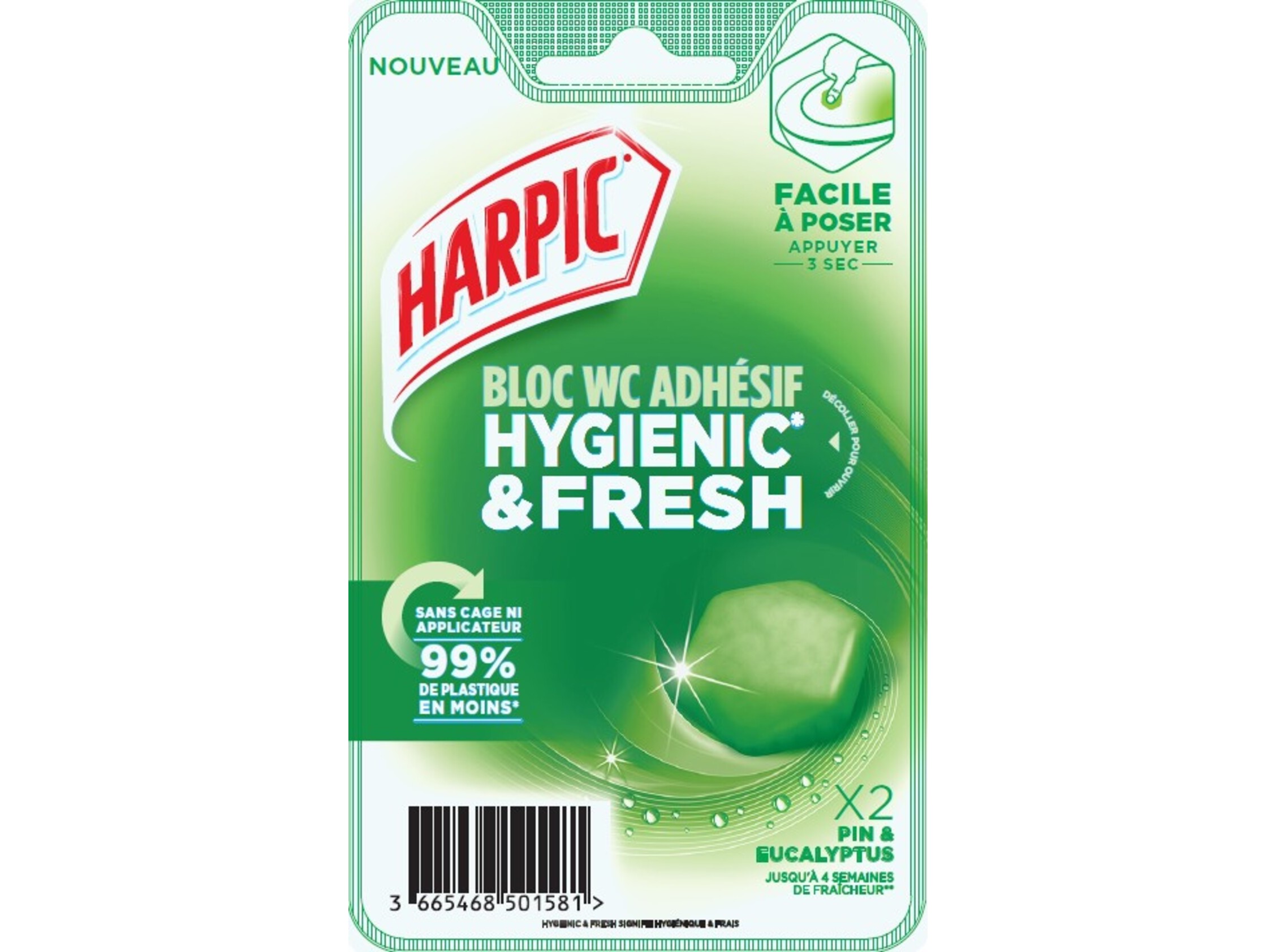 Disco Sanitário Harpic Pinho 2un