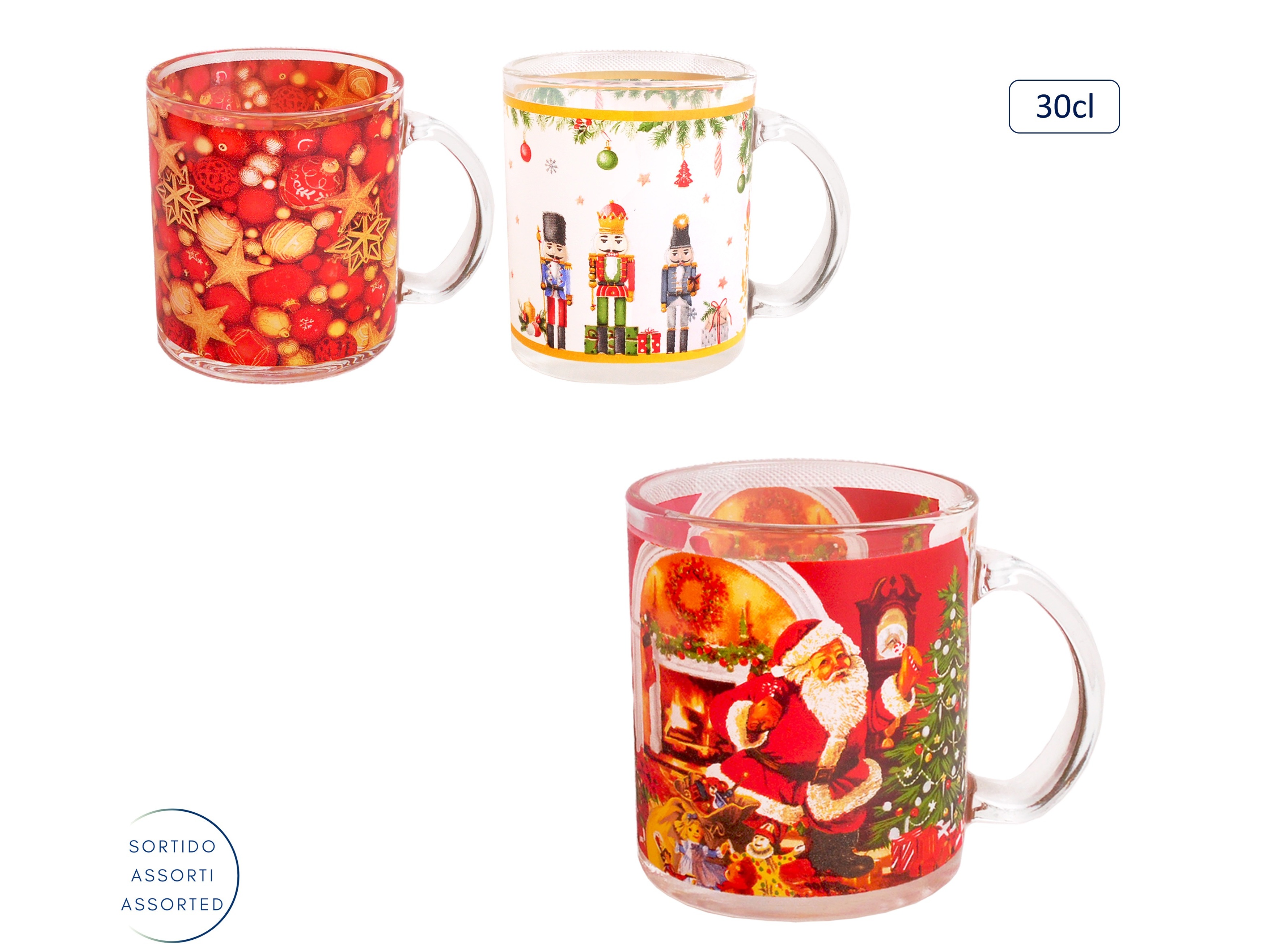 Caneca Natal Anilar Cerâmica 32.5cl Modelos Sortidos