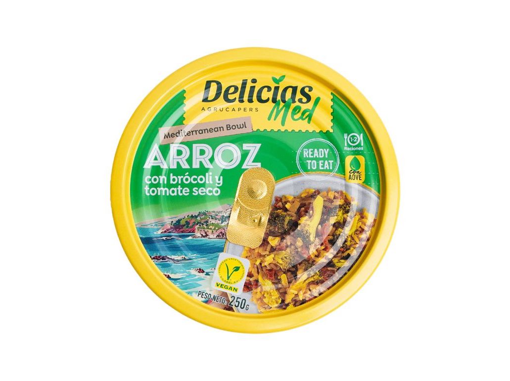 Arroz Delicias Med Mediterrâneo C/ Brócolos 250g Delicias Med