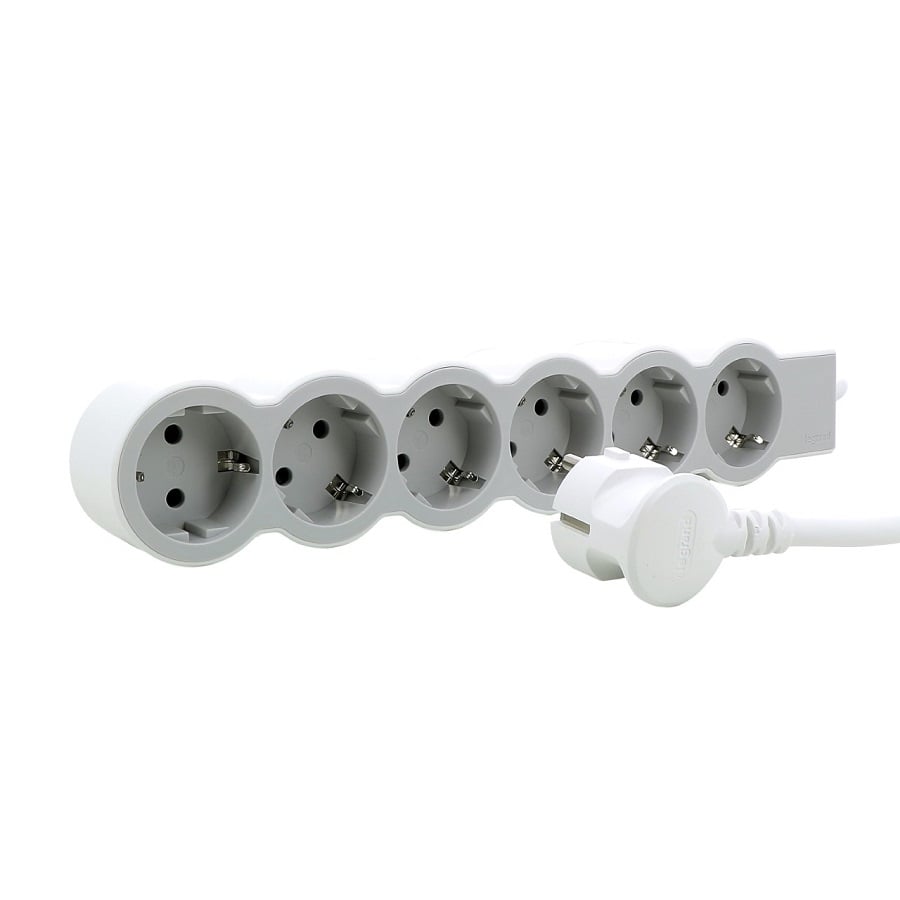 Bloco legrand branco/cinza