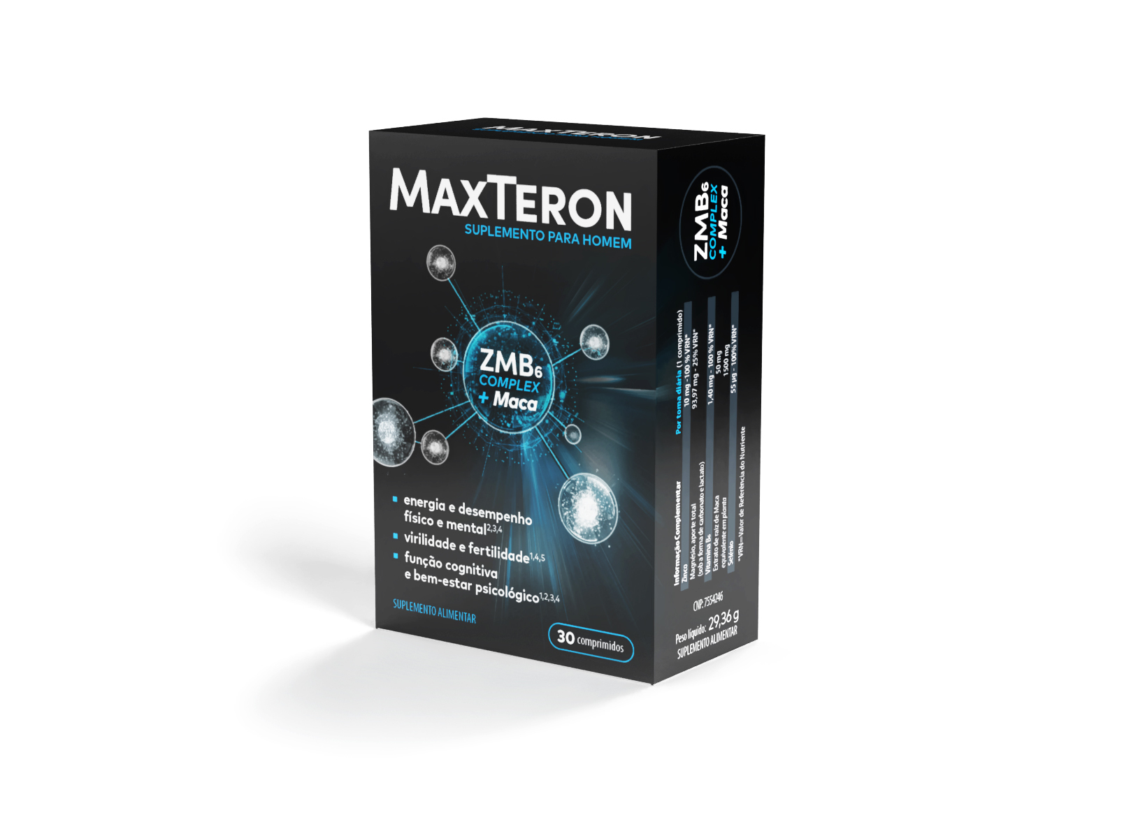 Suplemento Maxteron 30comp Maxteron