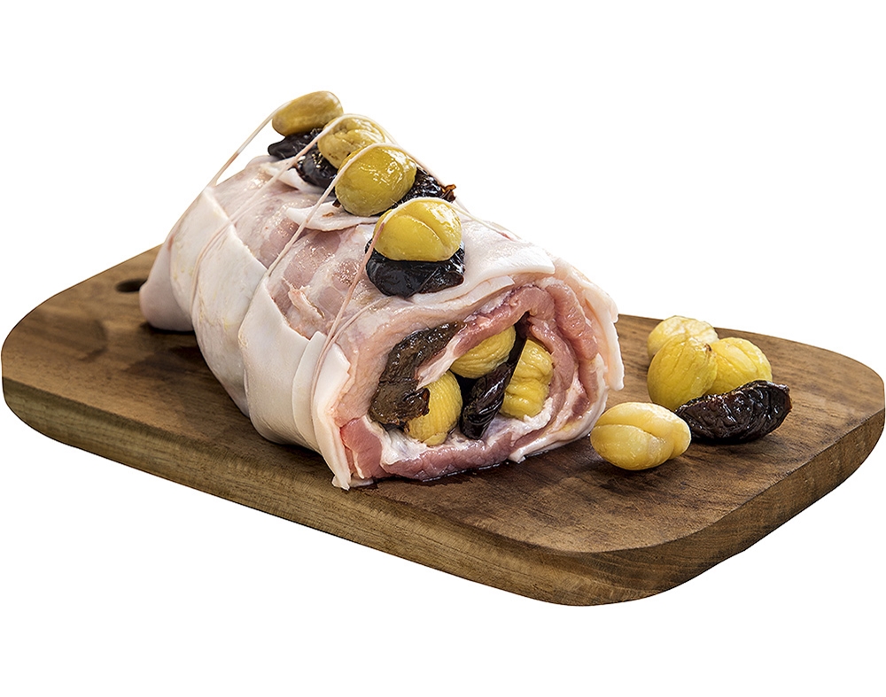 Roti Entremeada Porco Recheado Com Castanha E Ameixa Kg Auchan