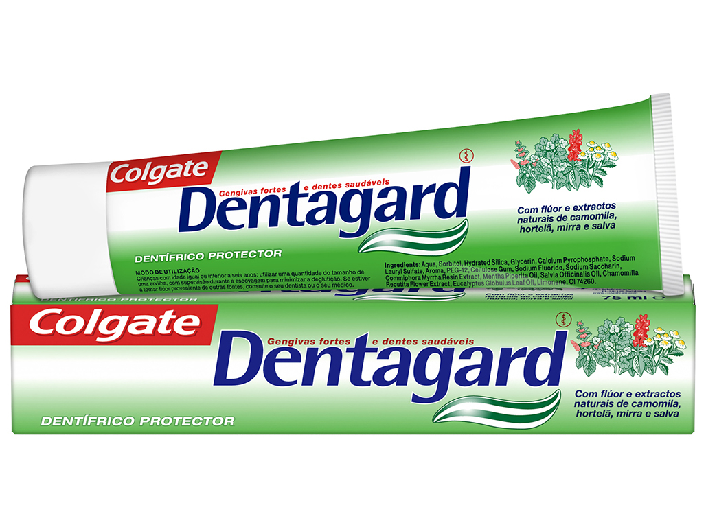 Pasta de dentes dentagard colgate 75ml