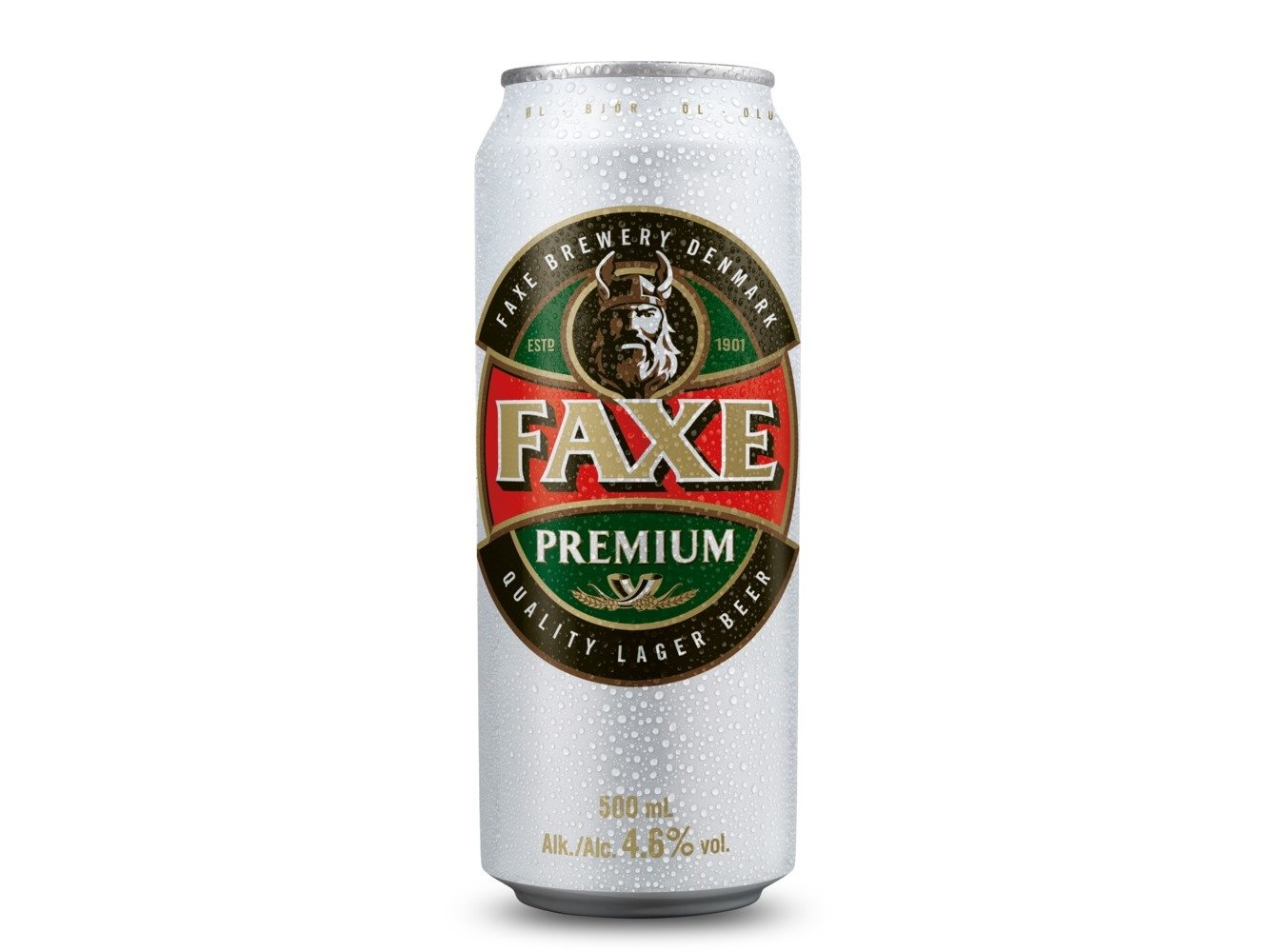 Cerveja Faxe Premium Lager 0.50l