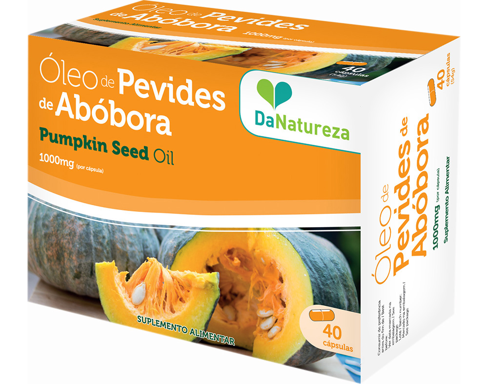 Suplemento Natureza Óleo Pevides Abóbora 40 Caps Natureza