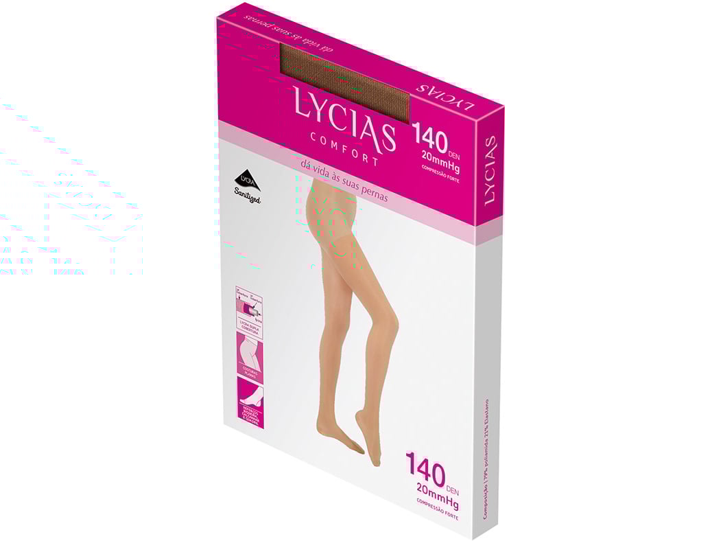 Collants Lycias Comfort 140 Nudo Tamanho 2