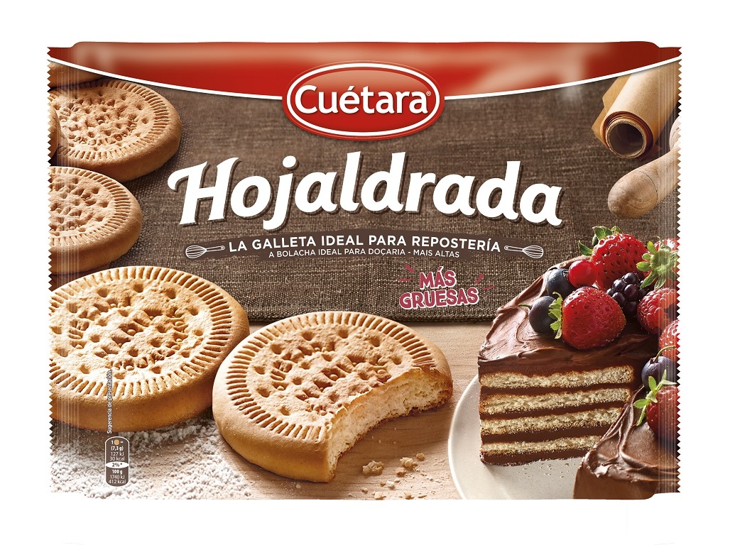 Bolacha Hojaldrada Maria 4x150g Hojaldrada