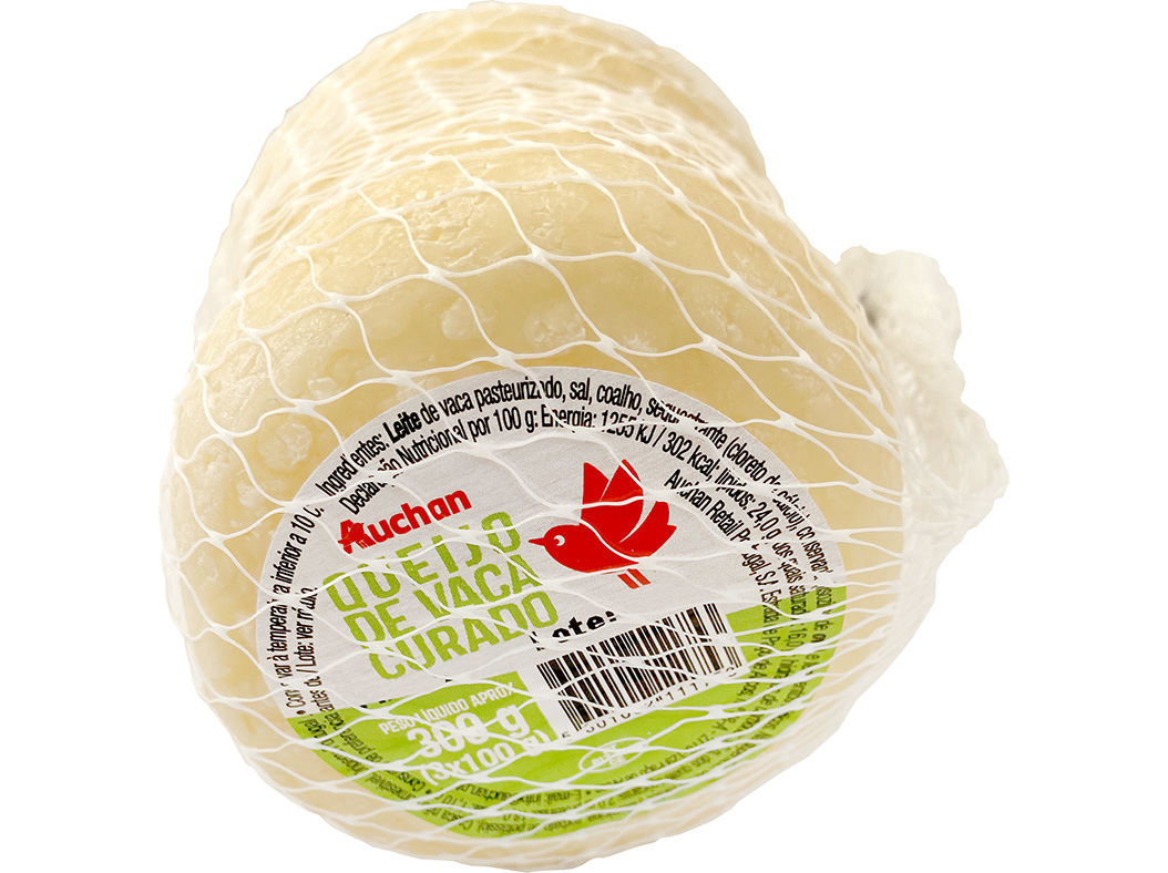 Queijo De Vaca Auchan Curado 3x100 G Auchan