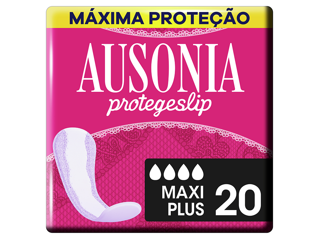 Pensos Diários Protegeslip Maxi Plus Ausonia 20 un