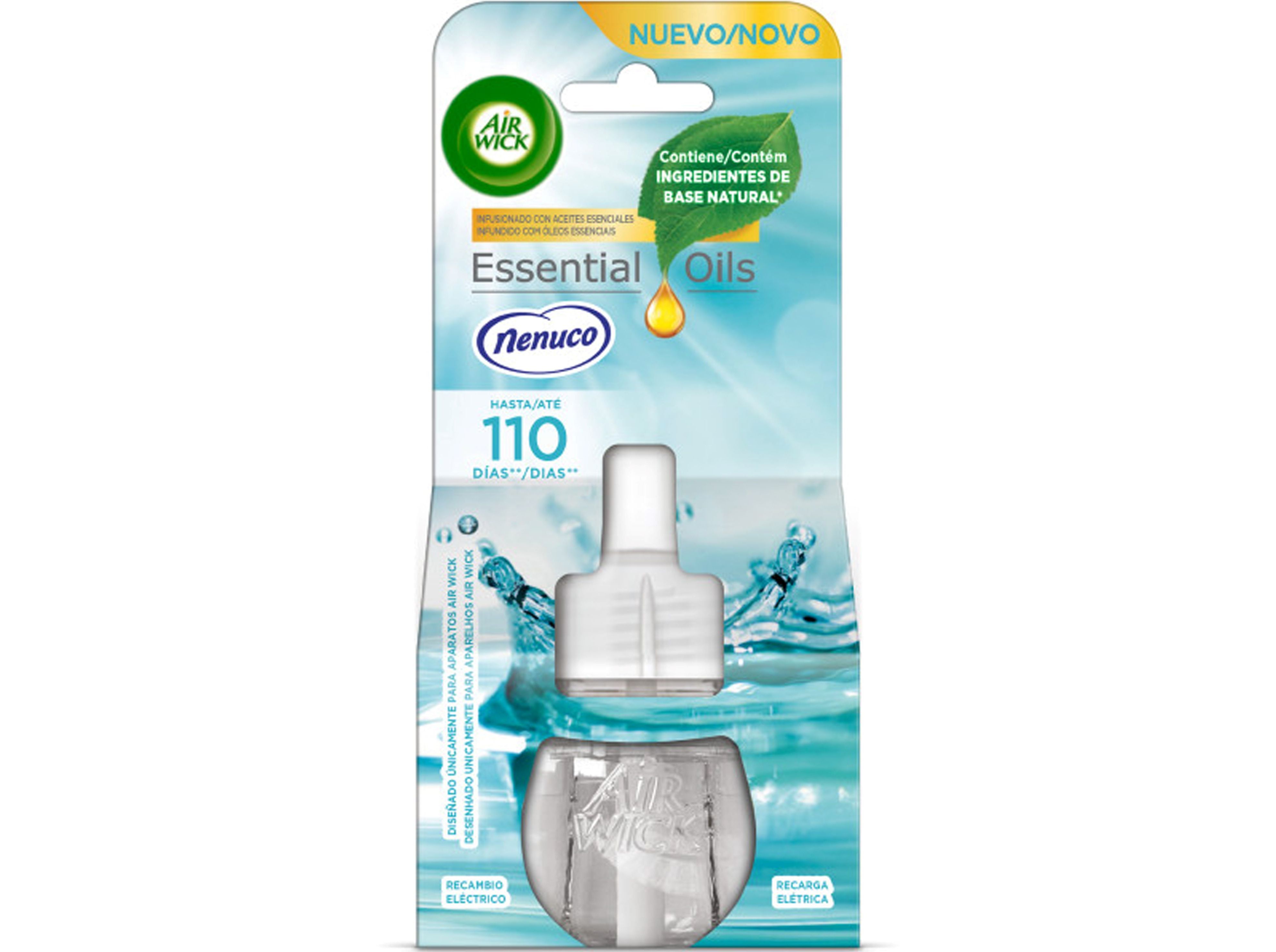Ambientador eléctrico air wick recarga nenuco 19ml