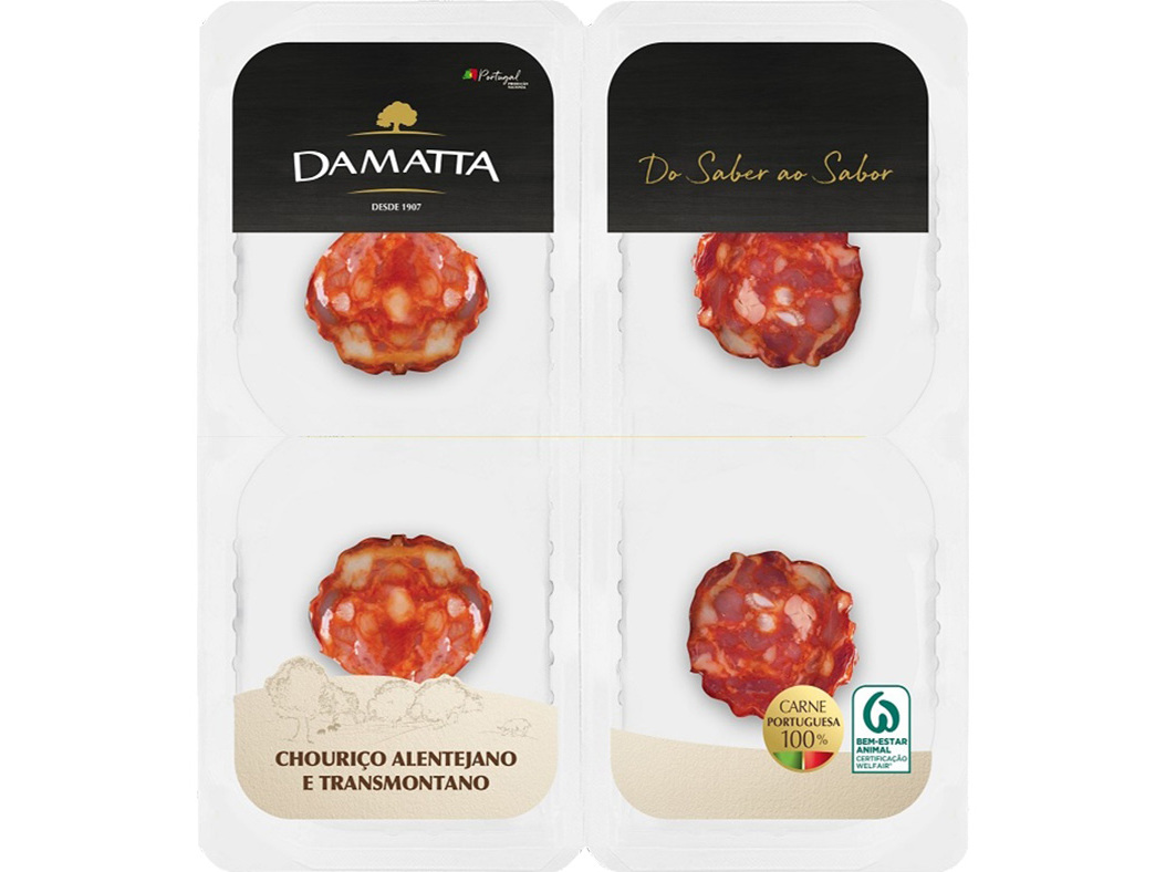 Chourico carne alentejano/transmontano damatta 4x35gr