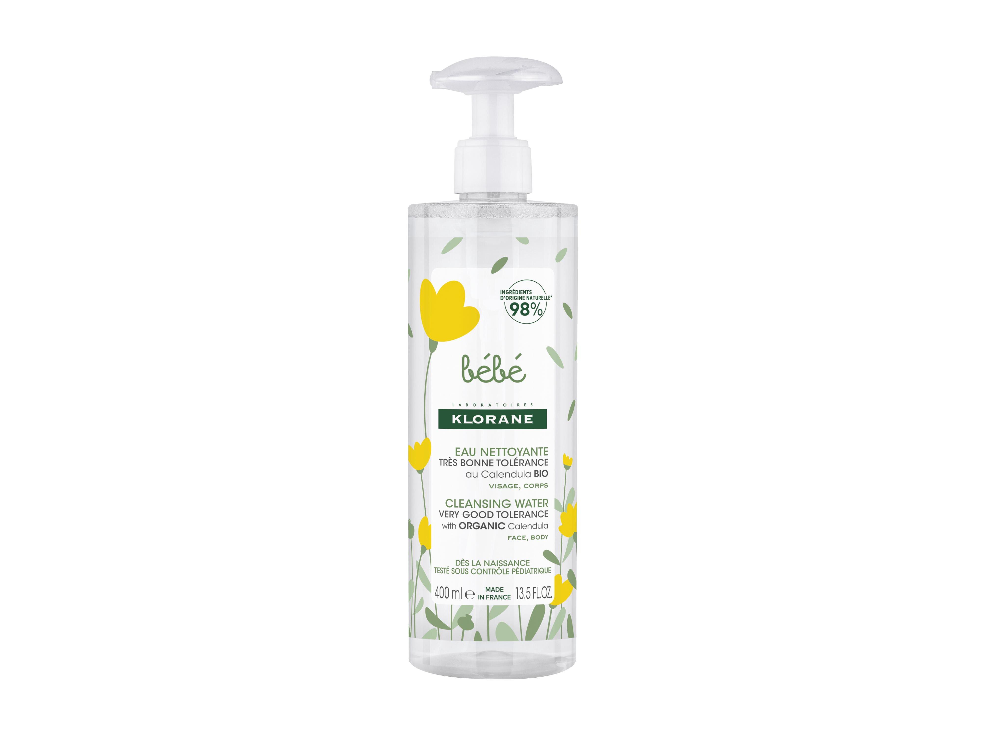 Água limpeza klorane bebé 400ml