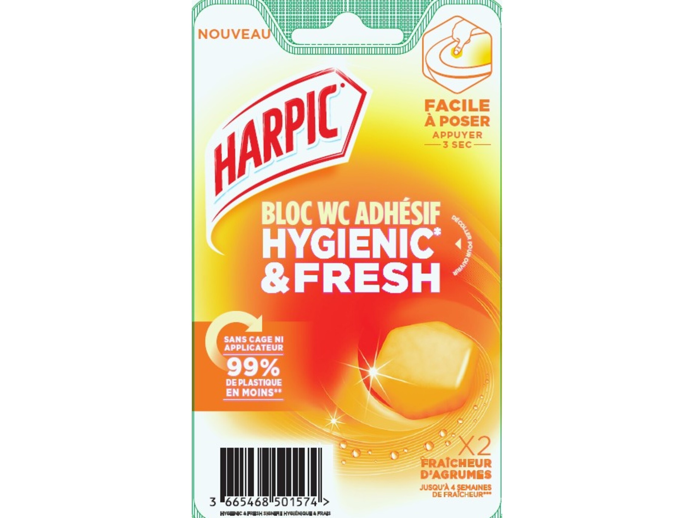 Disco Sanitário Harpic Citrus 2un