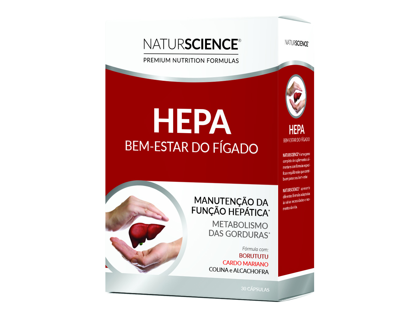 Suplemento naturscience hepa 30 cáps