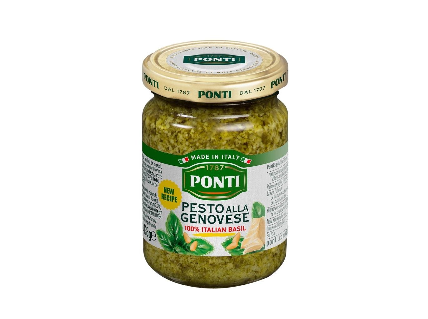 Molho Ponti Pesto 135g Ponti