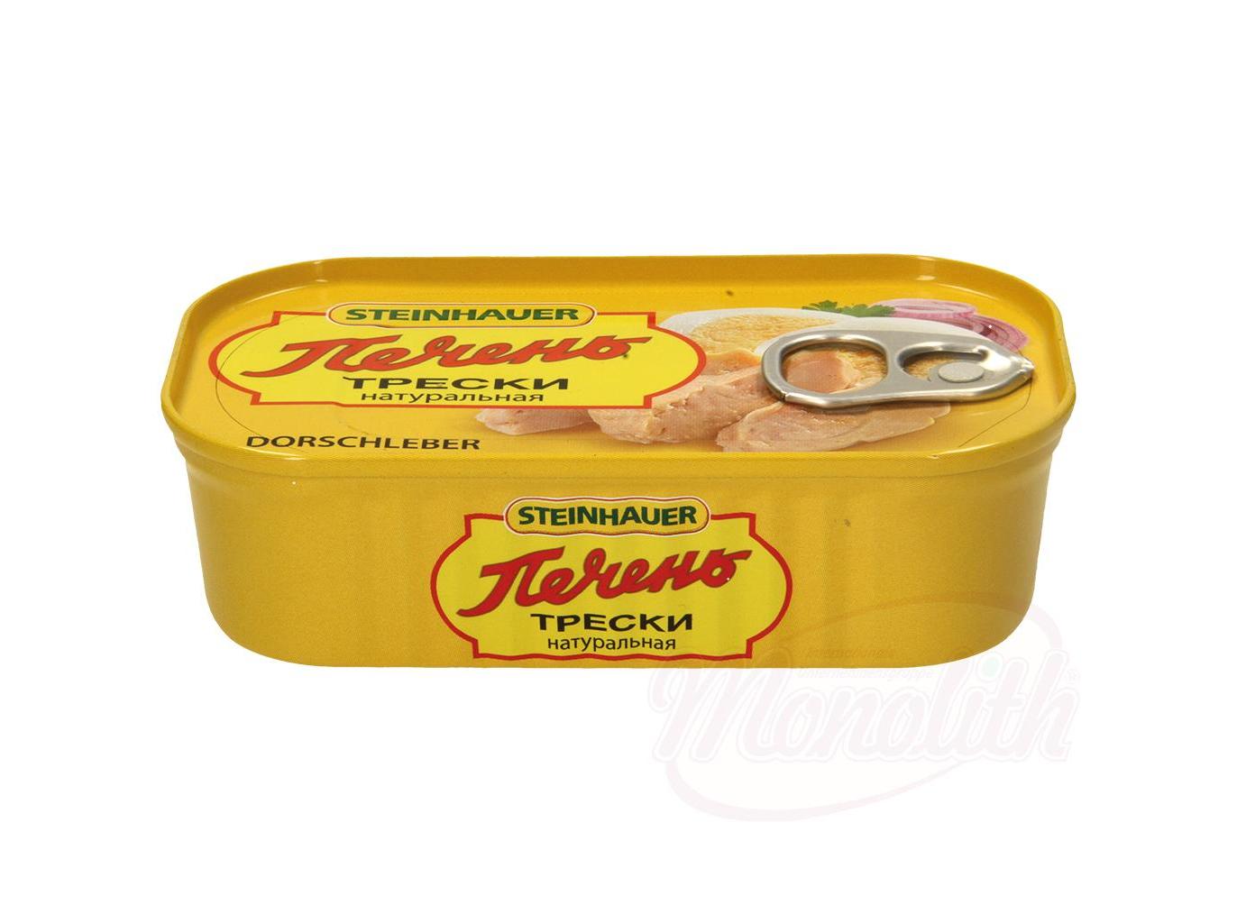 Fígado Steinhauer De Bacalhau Em Óleo De Bacalhau 120g Steinhauer