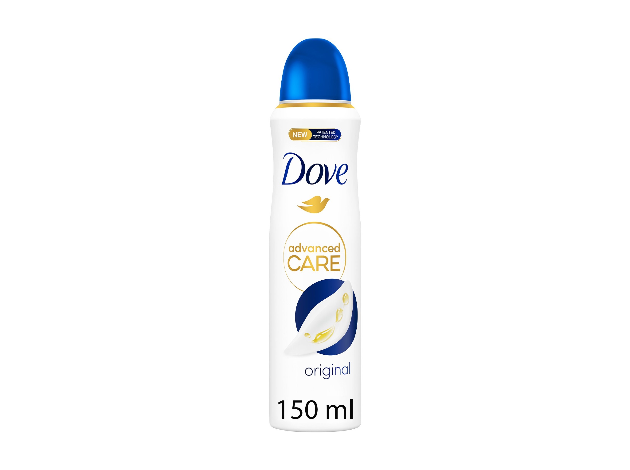Desodorizante spray dove original 72h 150ml