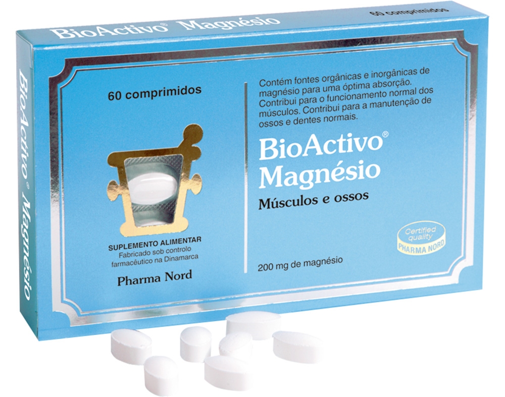 Suplemento Bioactivo Magnésio 60 Comprimidos Bioactivo