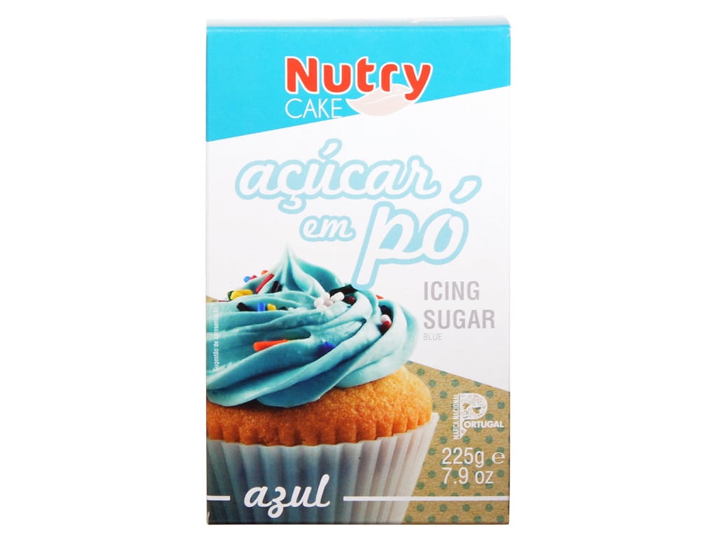 Açúcar Nutry Azul Em Pó 225g Nutry